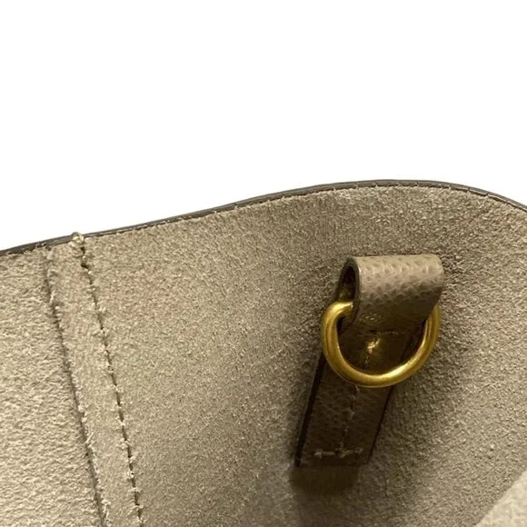 CELINE Vertical Cabas Small Beige Leather Tote Bag - Picture 14 of 15